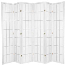 6 Panel Shoji Room Divider Screen